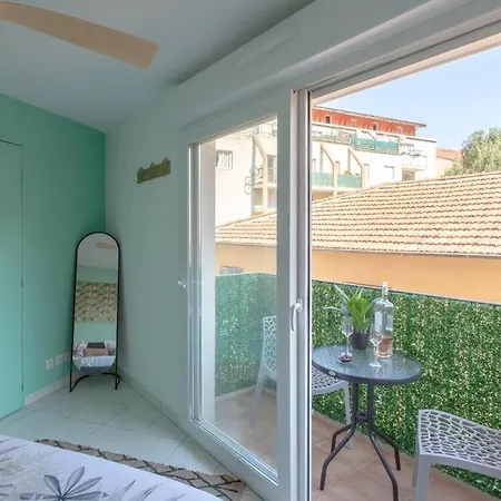 L44 1bdr Flat 10mins Walk To Port/balcon, Parking, Ac * Ницца